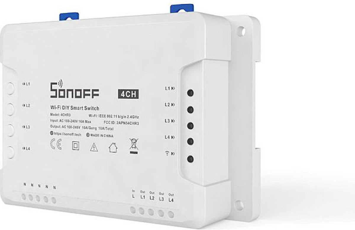Sonoff 4chpror3 4-Gang WiFi Smart Switch mit RF-Steuerung