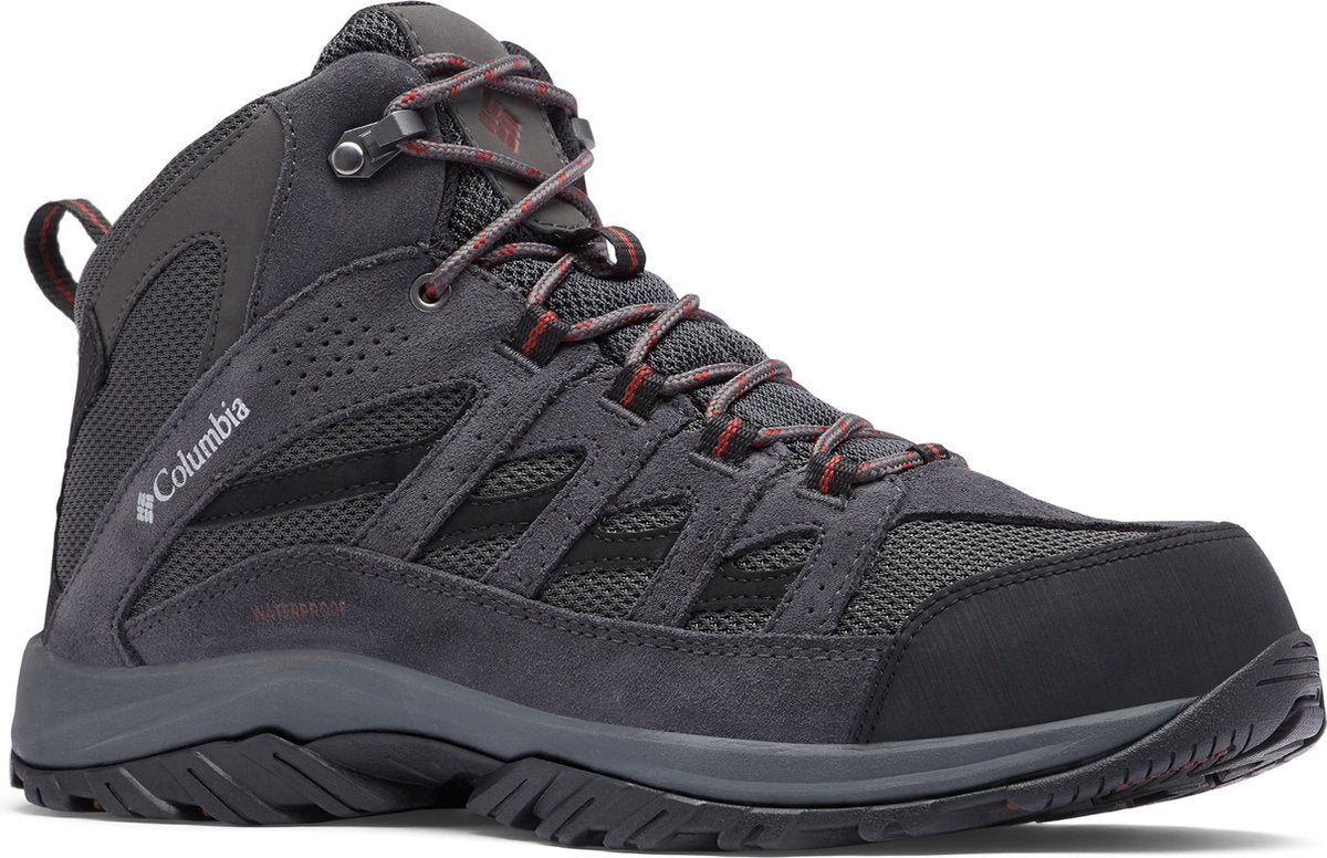 Columbia Crestwood Mid wasserdichte Herren-Wanderstiefel – Grau