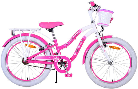 Volare Lovely Kinderfahrrad – Mädchen – 20 Zoll – Rosa – Zwei Handbremsen