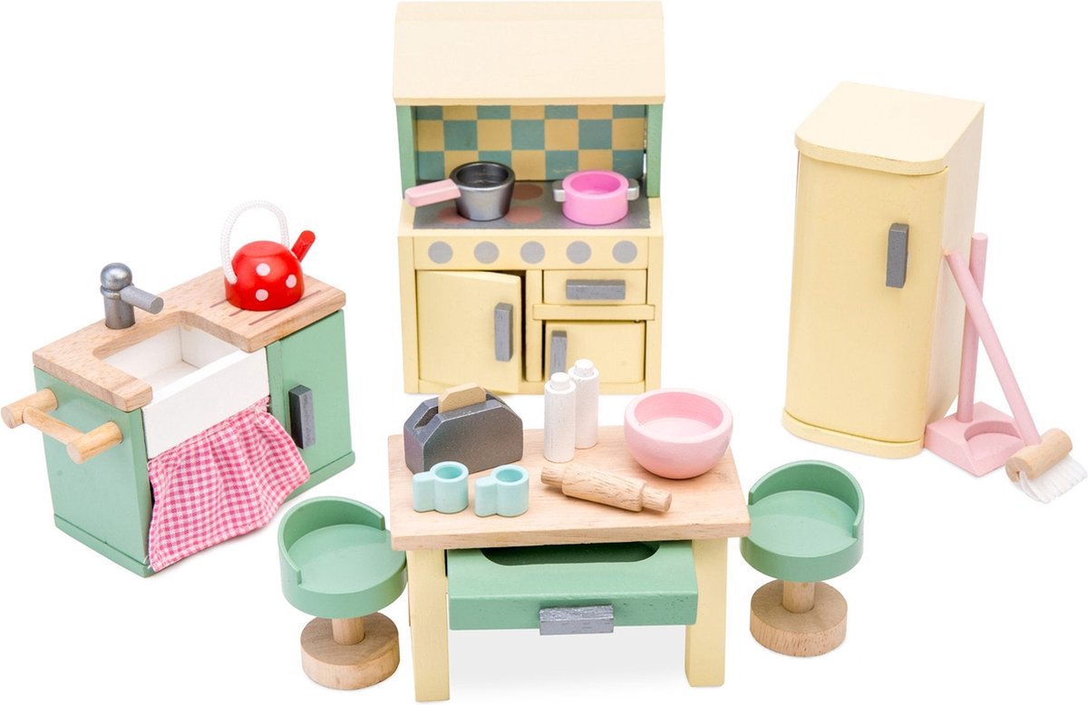 Le toy van poppenhuismeubels daisylane keuken - hout