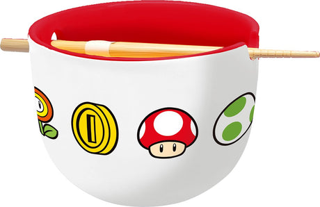Stor Nintendo – Super Mario Bros. Ramenschale mit Stäbchen