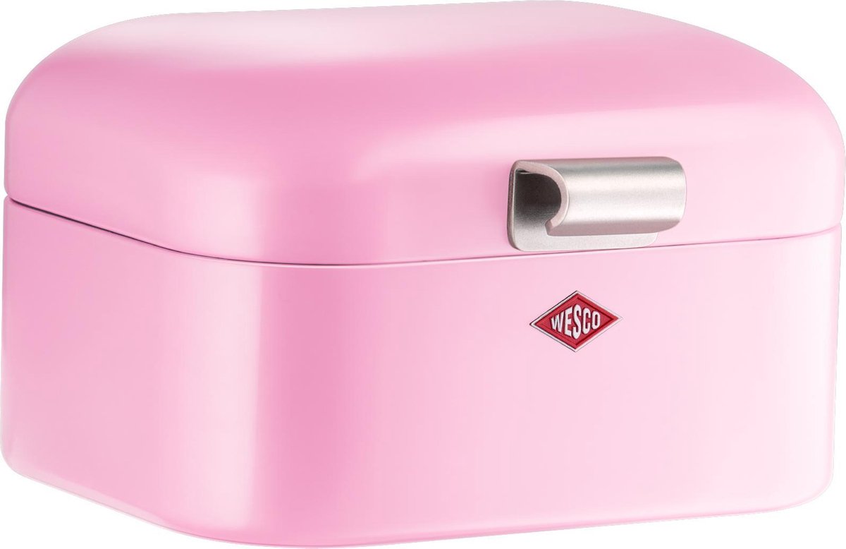 Wesco Mini Grandy Brotkasten – 17 x 18 x 12 cm – rosa