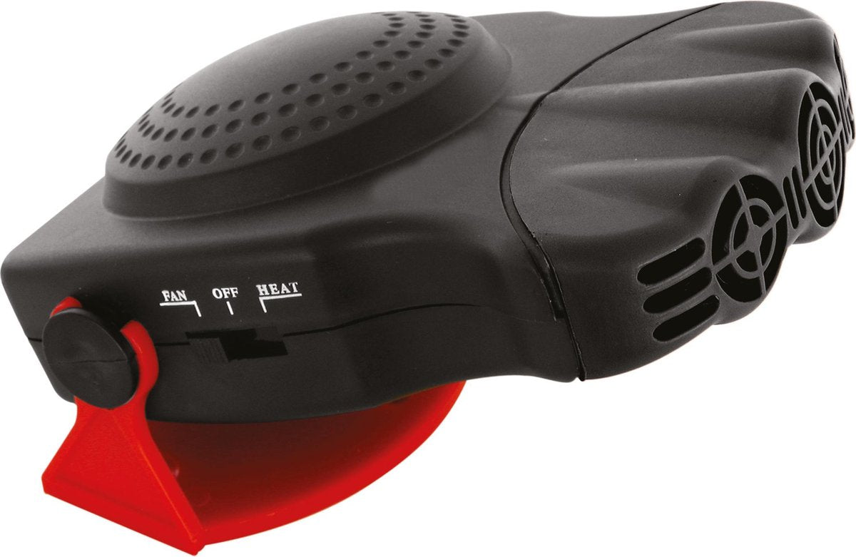 Carpoint Autoventilator 12 Volt 19 cm Schwarzrot
