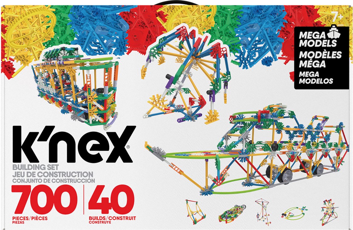 K'nex Bausatz Mega-Modelle 700 Teile - Konstruktionsspielzeug-Stiel.