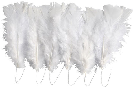 Kreativunternehmen https: www.cchobby.nl Feathers-Size-11-17-cm-White-18-Ball-1-Doos