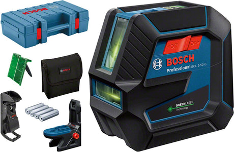 Bosch Professional GCL 2–50 g Kreuzlinienlaser grün im Koffer – 0601066m02