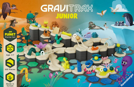 Gravitrax Junior Starterset XXL My World - Murmelbahn - Interaktives Kugelbahnsystem für Kinder