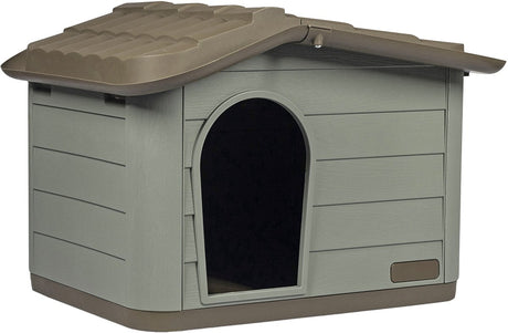 Duvo + Pepita - Haustierhaus - Hundehütte - braungrün - 51x38x35cm