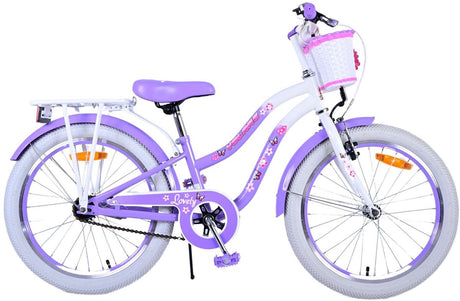 Volare schönes Kinderfahrrad – Mädchen – 20 Zoll – Lila