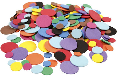 Kreativunternehmen https: www.cchobby.nl eva-foam-circles-d-12-20-32-mm-diverse-colours-300-div-1-doos