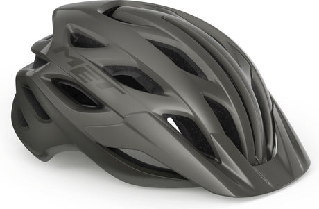 Mit Veelo Mips Fahrradhelm Herren Damen – Fahrradhelm Mountainbike Erwachsene – Elektrofahrrad – Citybike – Größe L (58-61 cm) – Titan Allic Matt (Grau)