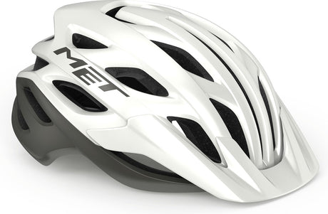 Mit Veelo Mips Fahrradhelm Herren Damen – Fahrradhelm Mountainbike Erwachsene – Elektrofahrrad – Citybike – Größe L (58-61cm) – Weiß Grau Matt (Weiß)