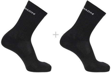 Salomon – Evasion Crew Socken | 2er-Pack | Socken | Größe l 42-44 - schwarz