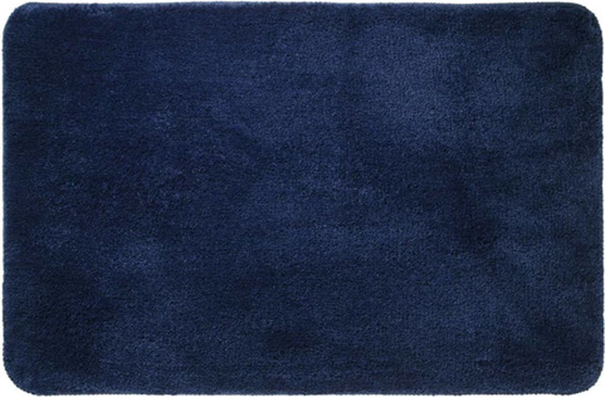 Dichtungslederdichtung Badematte Angora 60x90 cm blau