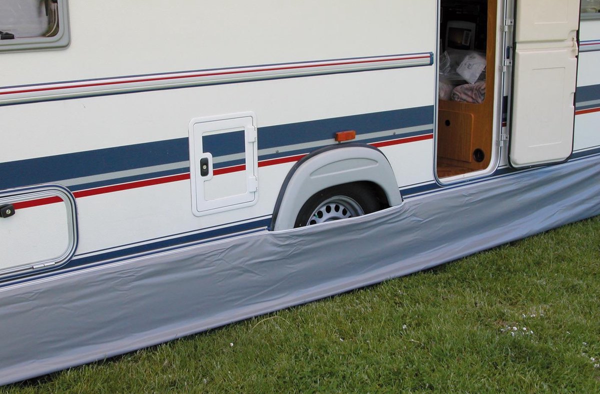 Eurotrail Caravan Draft Strip 450 x 60 cm Polyestergrau