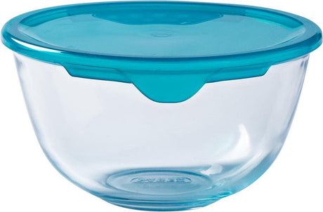 Pyrex – Cook Enjoy Rührschüssel mit Deckel 700 ml – transparent – Borosilikatglas – Polypropylen