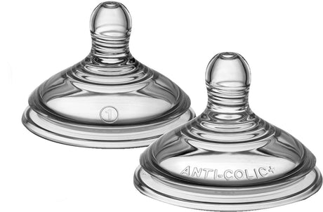 Tommee Tippee Advanced Anti-Kolik-Flaschensauger – langsame Vorschubgeschwindigkeit ab 0 m – 2er-Set