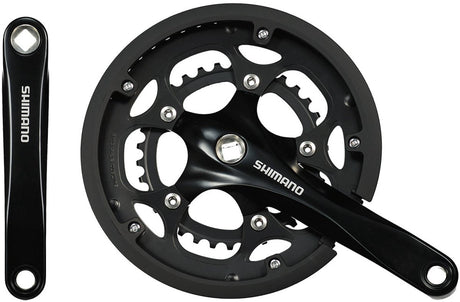 Shimano FC-RS200 Kurbel 50 x 34 8-Gang schwarz Pedalarmlänge 175 mm