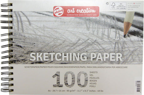 Talens Art Creation Skizzenpapier, 29,7 x 21 cm, 90 g, 100 Blatt