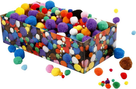 Kreativunternehmen https: www.cchobby.nl pompoms-d-5-40-mm-ca-720-piece-diverse-colors-200-gr-1-box