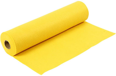 Creativ Company Hobbyfilz, B: 45 cm, Stärke 1,5-2 mm, 180-200 g, gelb, 5 m 1 Rolle
