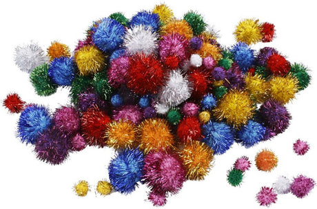 Https: www.cchobby.nl pompoms-d-15-40-mm-glitter-ca-90-piece-strong-colors-62-gr-1-box