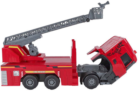2-Spiel-Scania-LKW-Feuerwehrauto-Reibung mit Licht und Ton