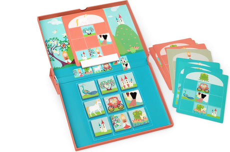 Rubbel-Logikspiel – Prinzessin und Einhorn – 25,5 x 38 x 2 cm – magnetisch – 5 Jahre