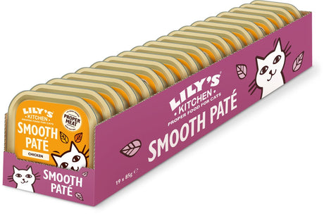 Lily's Kitchen – Katzenfutter – Nassfutter – glatte Hühnerpastete – 19 x 85 g