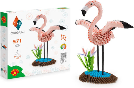 Alexander Toys Origami 3D-Flamingo – 571 Stück