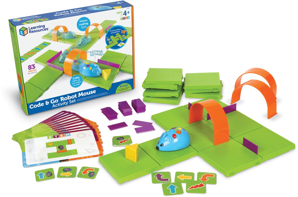 Lernressourcen Code go® Roboter-Maus-Aktivitätsset – 4+