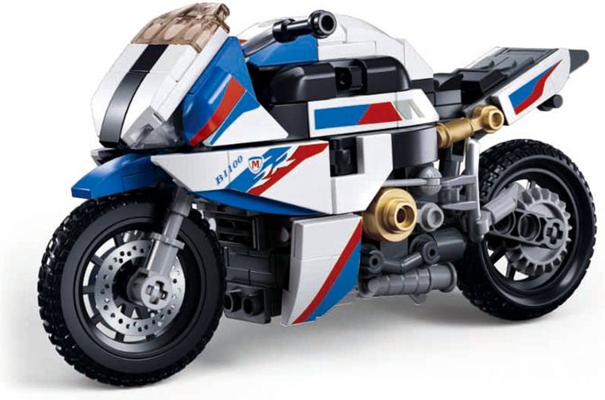 Sluban Modelbricks Racing Engine 1000RR Konstruktionsspielzeug – Konstruktionsspielzeug Motormodellbau – Baukasten mit 242 Bausteinen – M38-B1129 – ab 10 Jahren