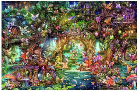 Ravensburger Puzzle Die verborgene Welt der Elfen – Puzzle – 4000 Teile