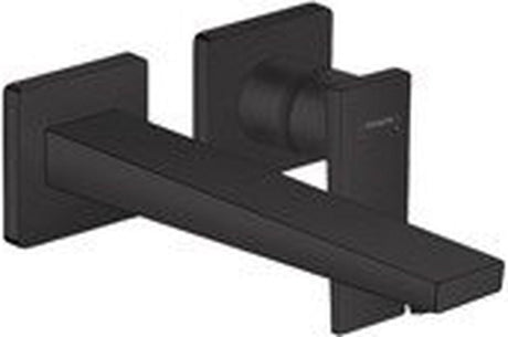 Hansgrohe Metropol Einhebel-Waschtischmischer mit Ausladung 225 mm und Ablaufstopfen schwarz matt