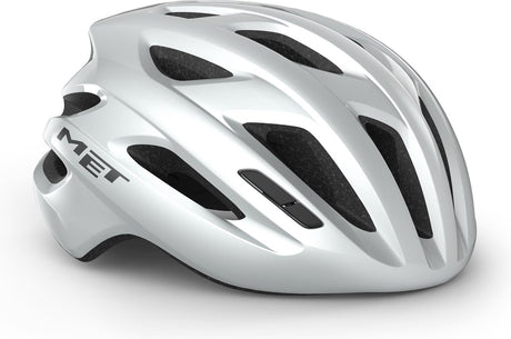 Met idolo fietshelm mannen vrouwen – race fietshelm volwassenen - maat xl (60-64cm) - white glossy