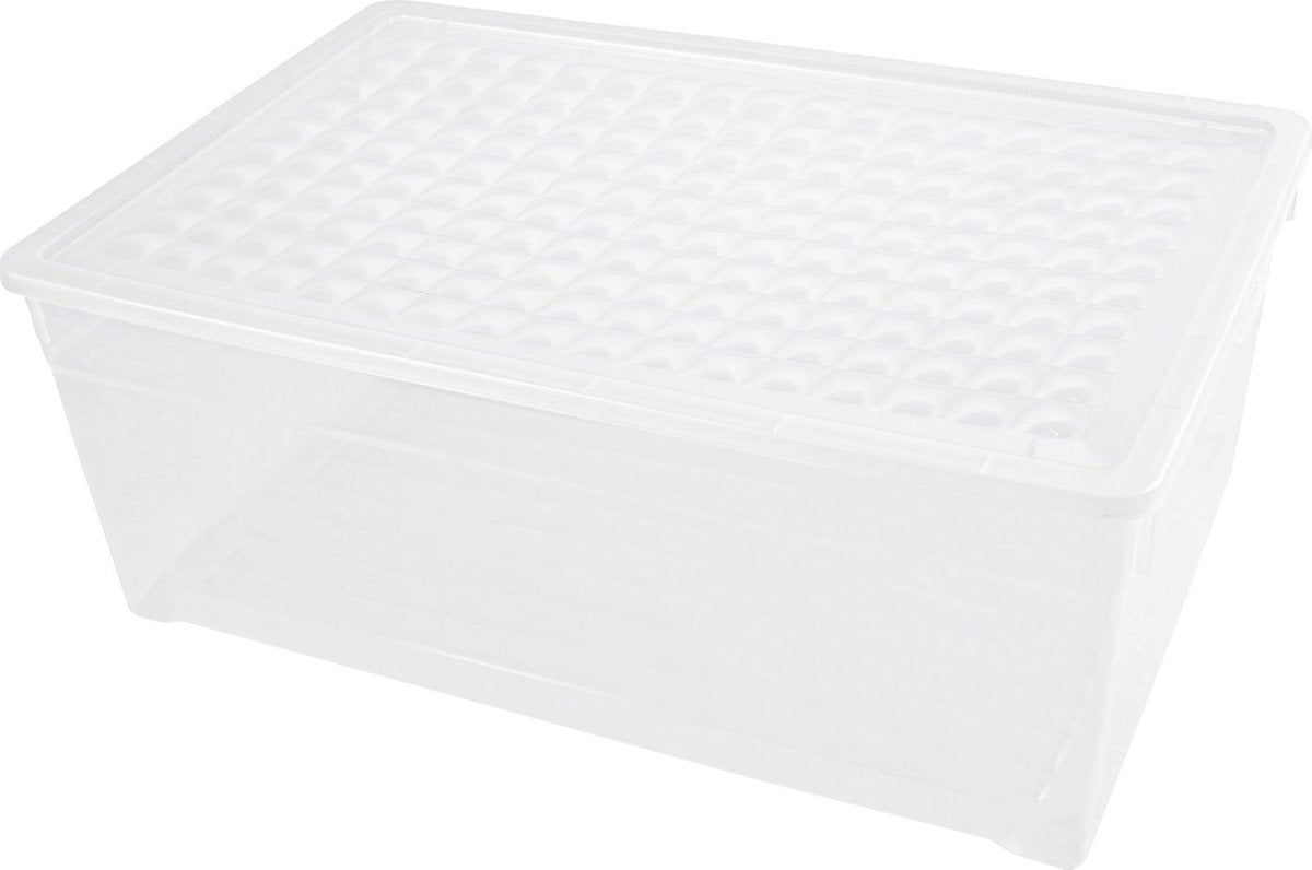 Curver textielbox - 45l - kunststof - transparant