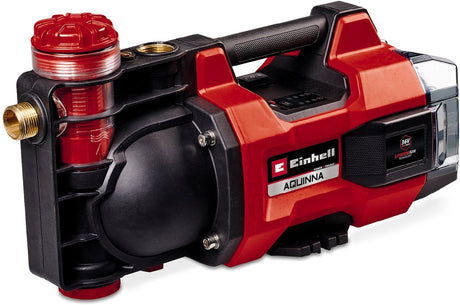 Einhell Akku-Gartenpumpe Aquinna 36 38 F LED Li Solo – Power X-Change – 36 V Li-Ion – 3800 l/h – max. Saughöhe: 37 m - Eco-Boost-Modus - Überlast- und Frostschutz - exkl. Akku und Ladegerät