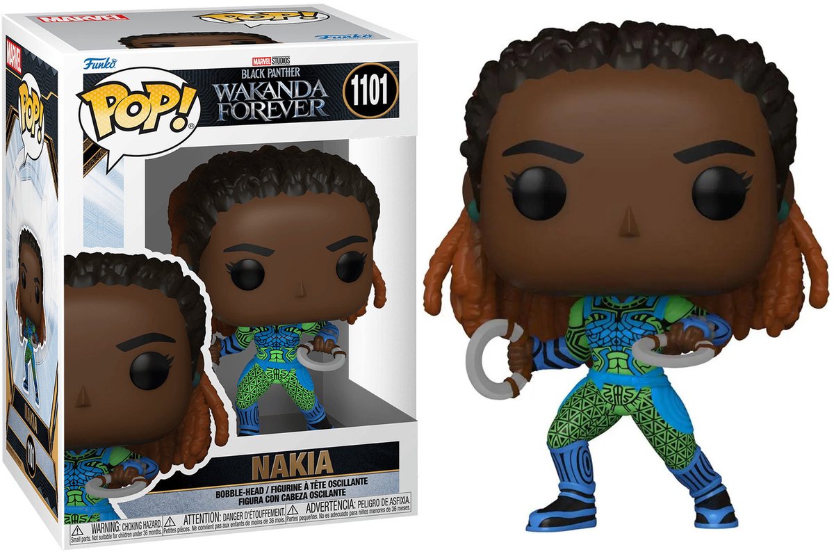 Marvel Funko Black Panther Sammelfigur Pop! Wakanda Forever Nakia 9 cm mehrfarbig