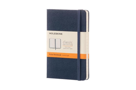 Klassisches Moleskine-Notizbuch – Tasche – Hardcover – liniert – Saphirblau