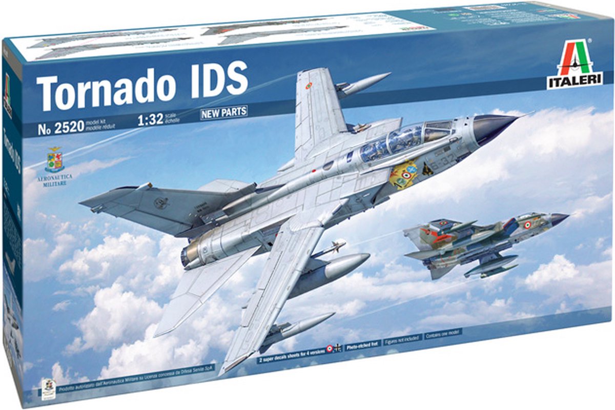 Italeri Modellbausatz Flugzeug – 2520 Tornado IDS Flugzeug aus Kunststoff – 1:32 – Modellbausatz