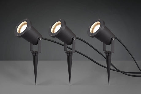 Trio Ubangi - Spot - Anthrazit - exkl. 3x gu10 4,9w - Außenbeleuchtung - IP65