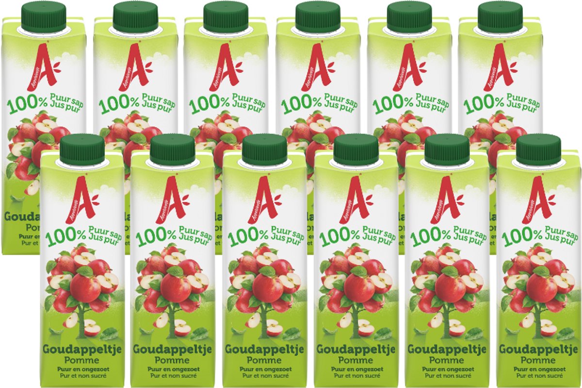 Appelsientje - goudappeltje - sap - appelsap- 12 x 0,3l