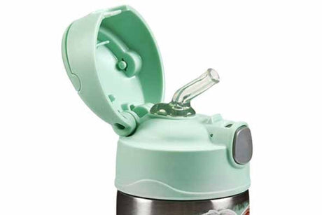 Gemütliche, trendige Funtainer-Trinkflasche Disney Frozen 2 – 350 ml – grün