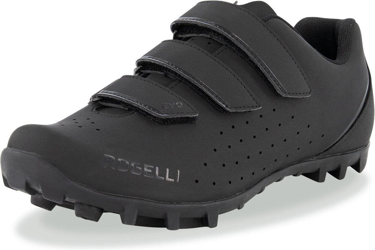 Rogelli ab-650 mtb schoenen heren en dames - fietsschoenen mountainbike - zwart - maat 39