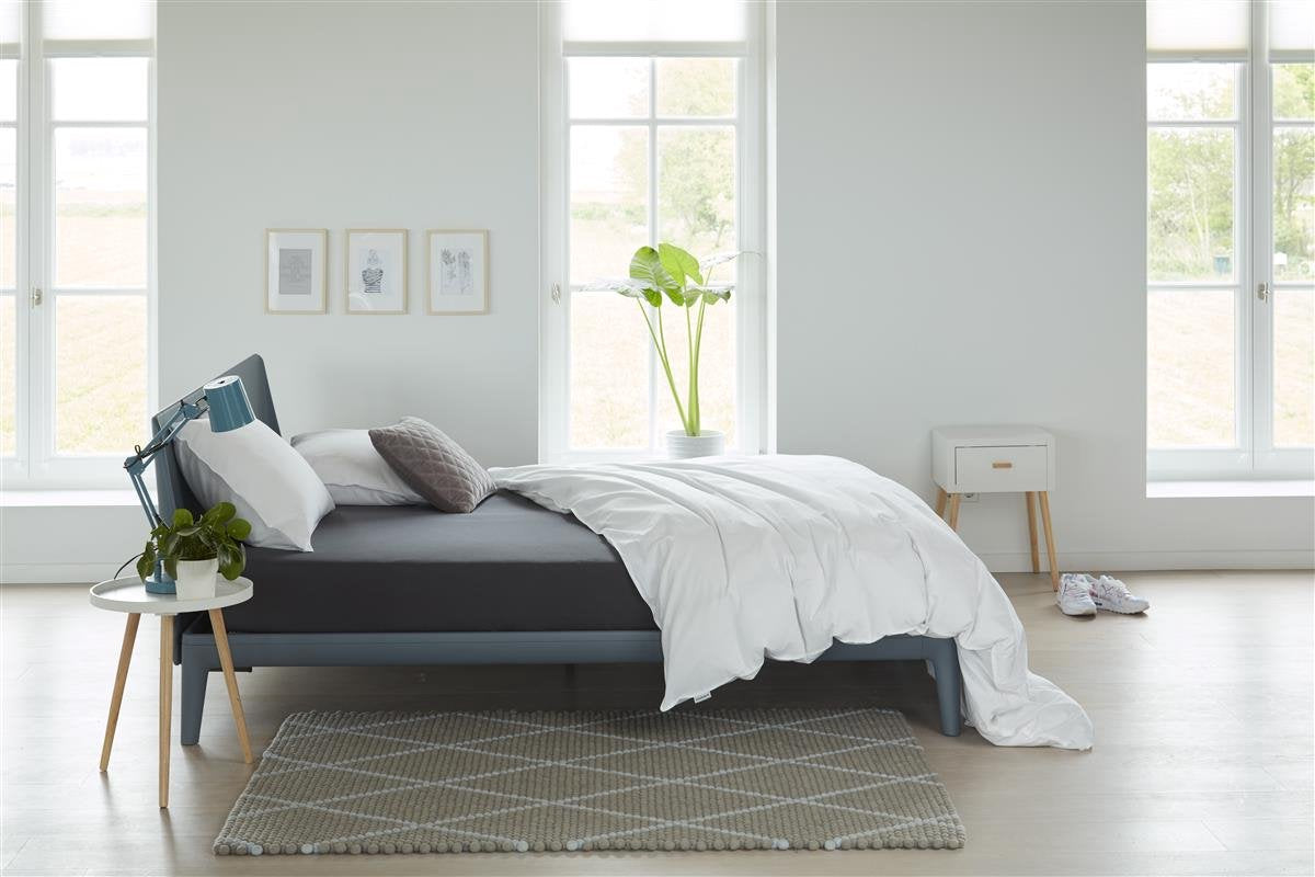 Beddinghouse - jersey - topper hoeslaken - 200x220 cm - antraciet