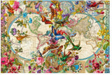 Ravensburger Puzzle Flora und Fauna Weltkarte, 3000 Teile.