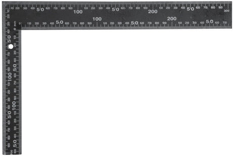 Vorel-Serie – Metallquadrat – 300 x 200 mm – schwarz – langlebig