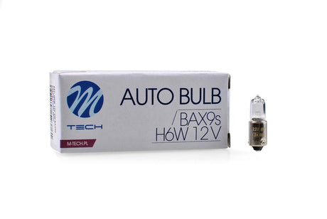 M-tech - h6w 12v 6w - klar - 10 Stück