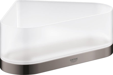 Grohe Selection Eckduschwanne mit Halterung – Hartgraphit (dunkelgrau) – 41038a00