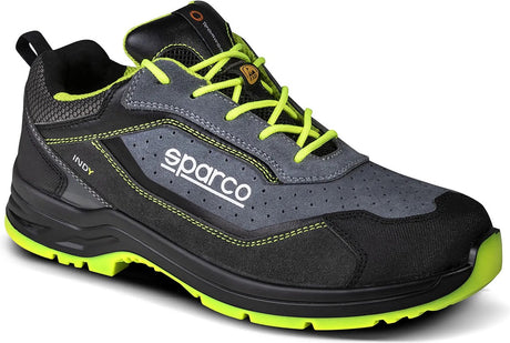 Sparco Arbeitsschuhe S1PS – Indy Texas – Graugelb – Grau – 43